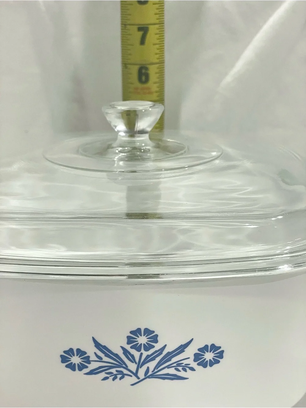 Vintage Corningware “Cornflower Blue” 10C Lidded Casserole Baking Dish | Burned